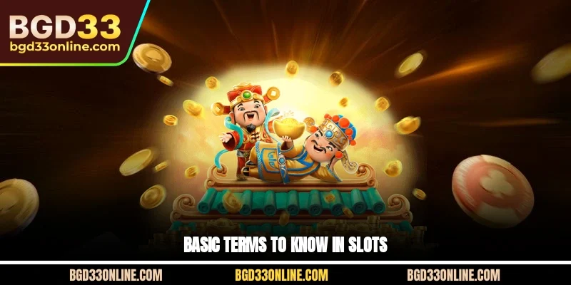 Basic terms to know in slots