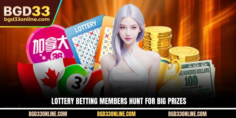 Lottery betting members hunt for big prizes